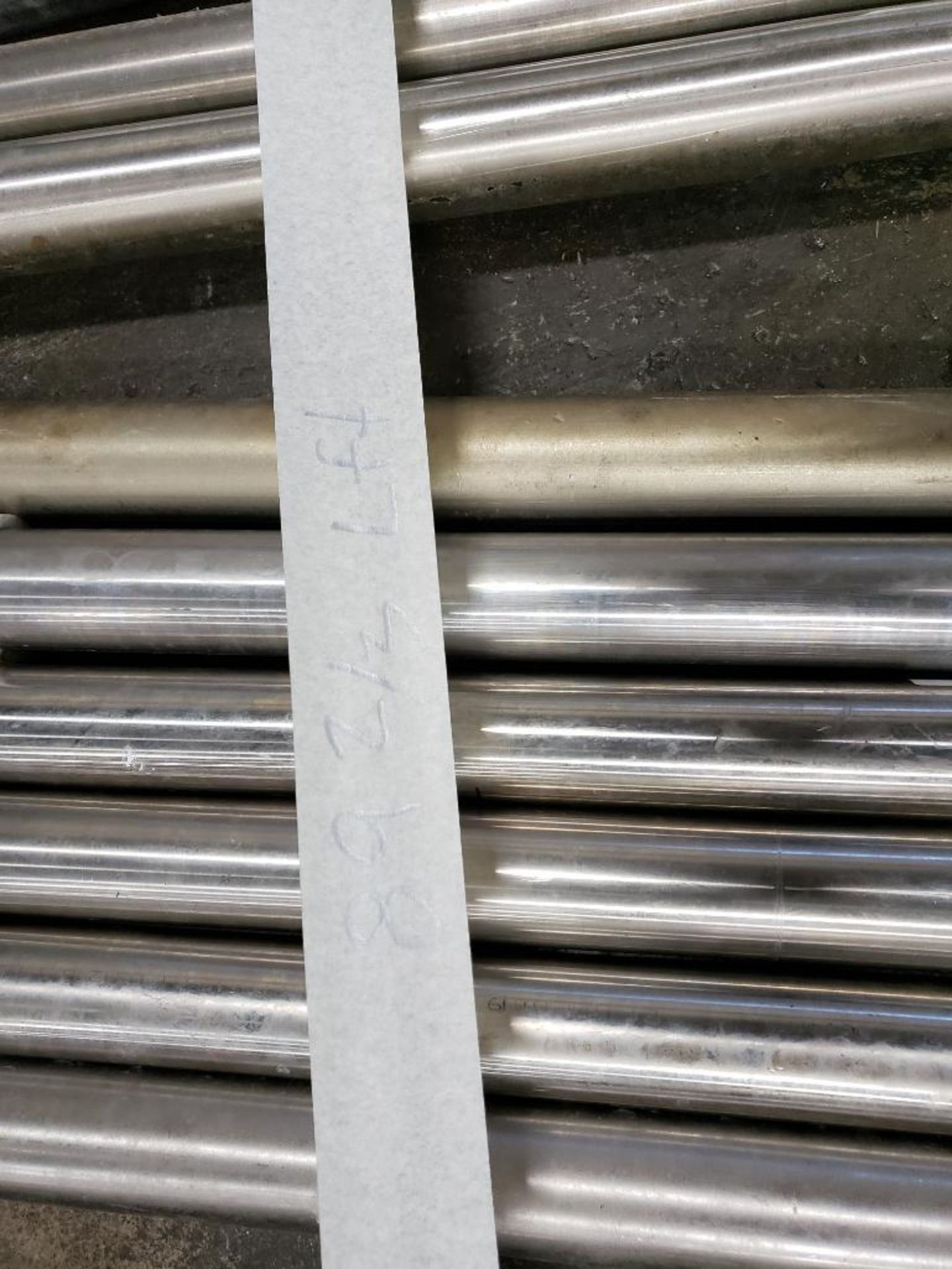 2 inch - Approx 89 total feet of 2in stainless food grade pipe in assorted lengths. - Image 8 of 8