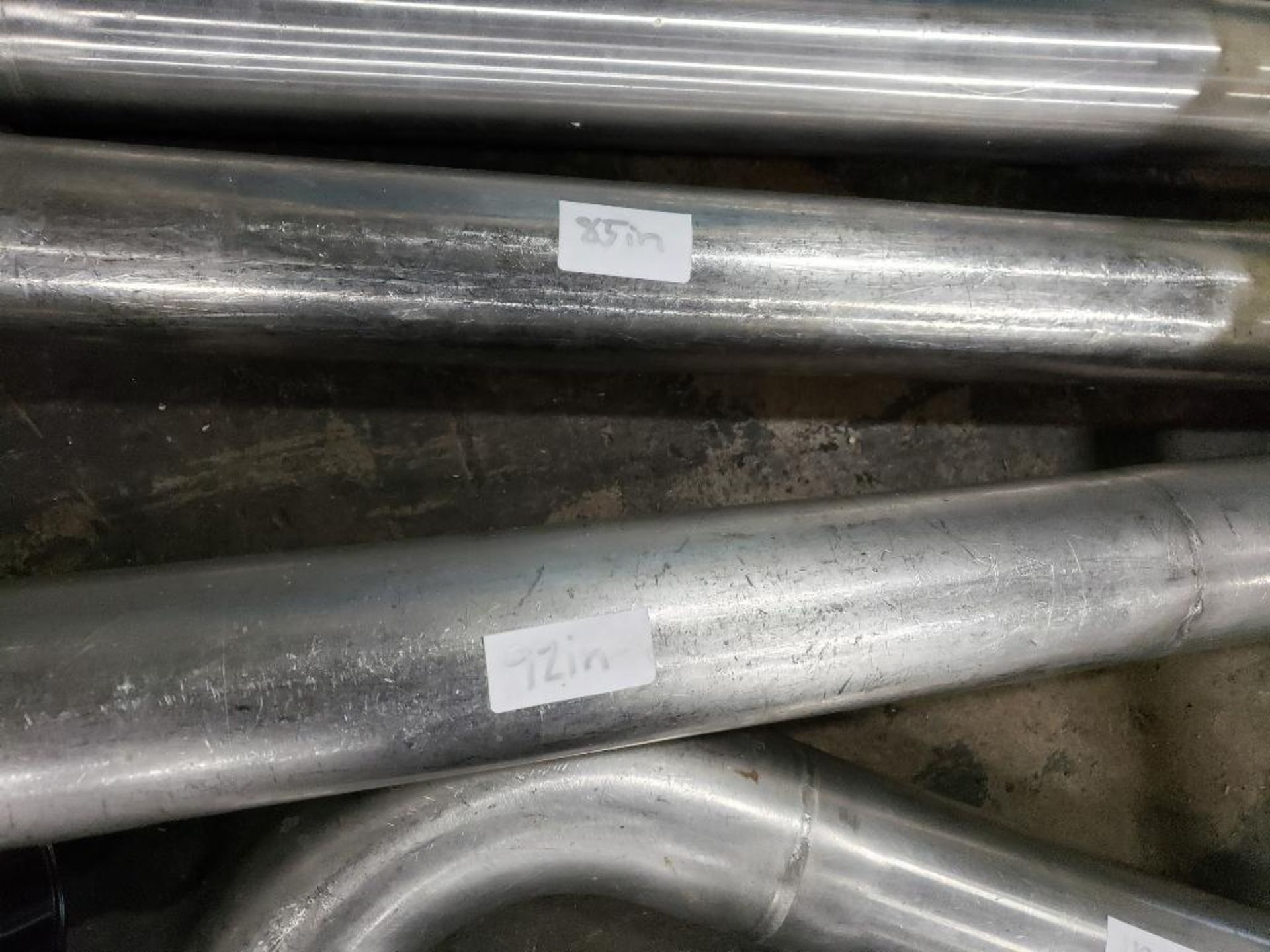 3 inch - Approx 124 total feet of 3in stainless food grade pipe in assorted lengths. - Image 10 of 16