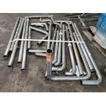 3 inch - Approx 124 total feet of 3in stainless food grade pipe in assorted lengths.