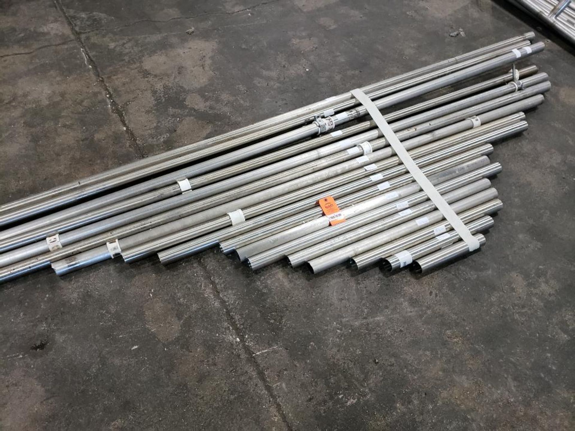2 inch - Approx 98 total feet of 2in stainless food grade pipe in assorted lengths. - Image 10 of 10