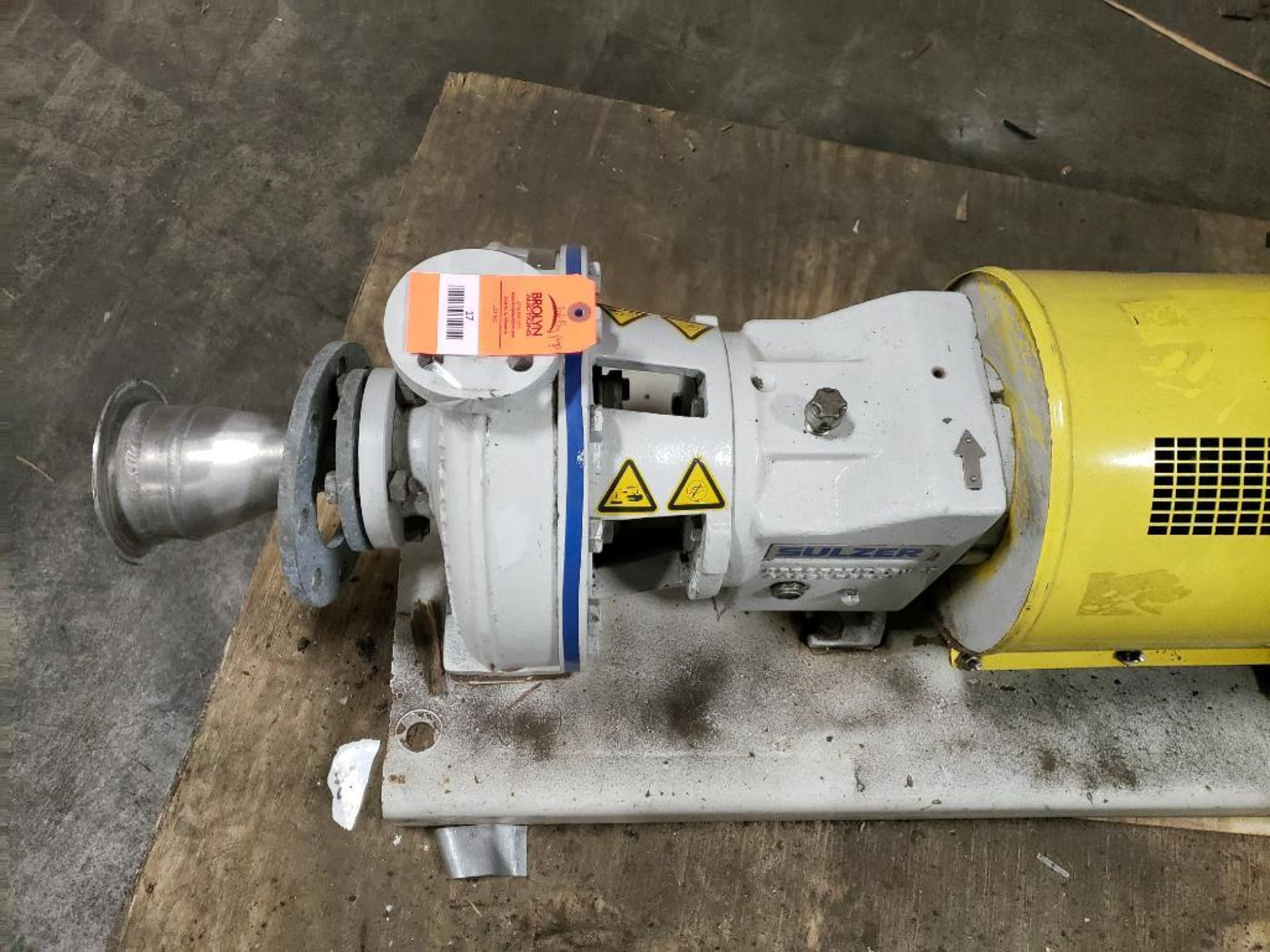 Sulzer Centrifugal pump. Model CPT22-1C. Includes 30hp Toshiba motor. - Image 13 of 13