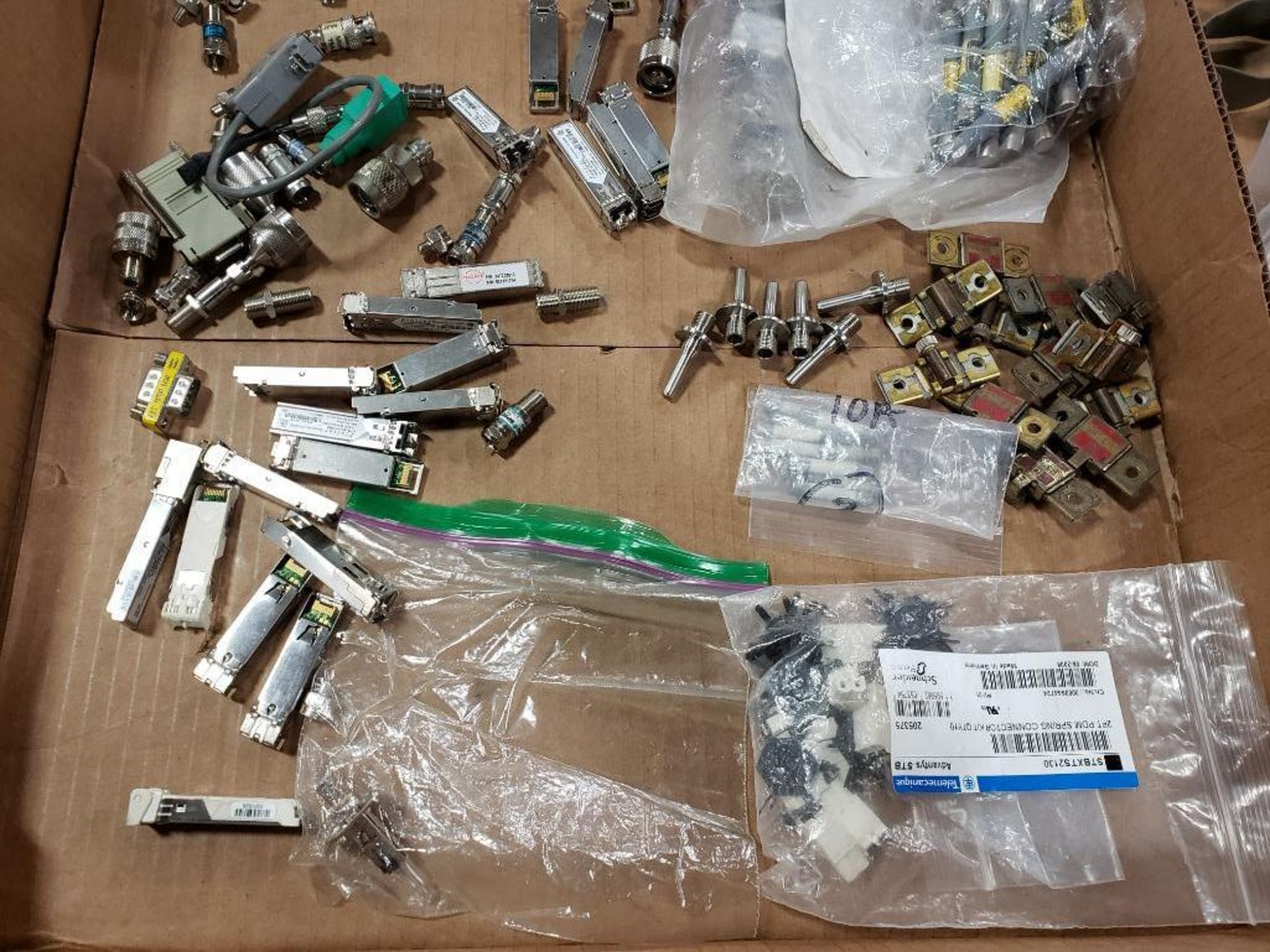 Pallet of assorted electrical sensors, transformers, controller. - Image 17 of 28