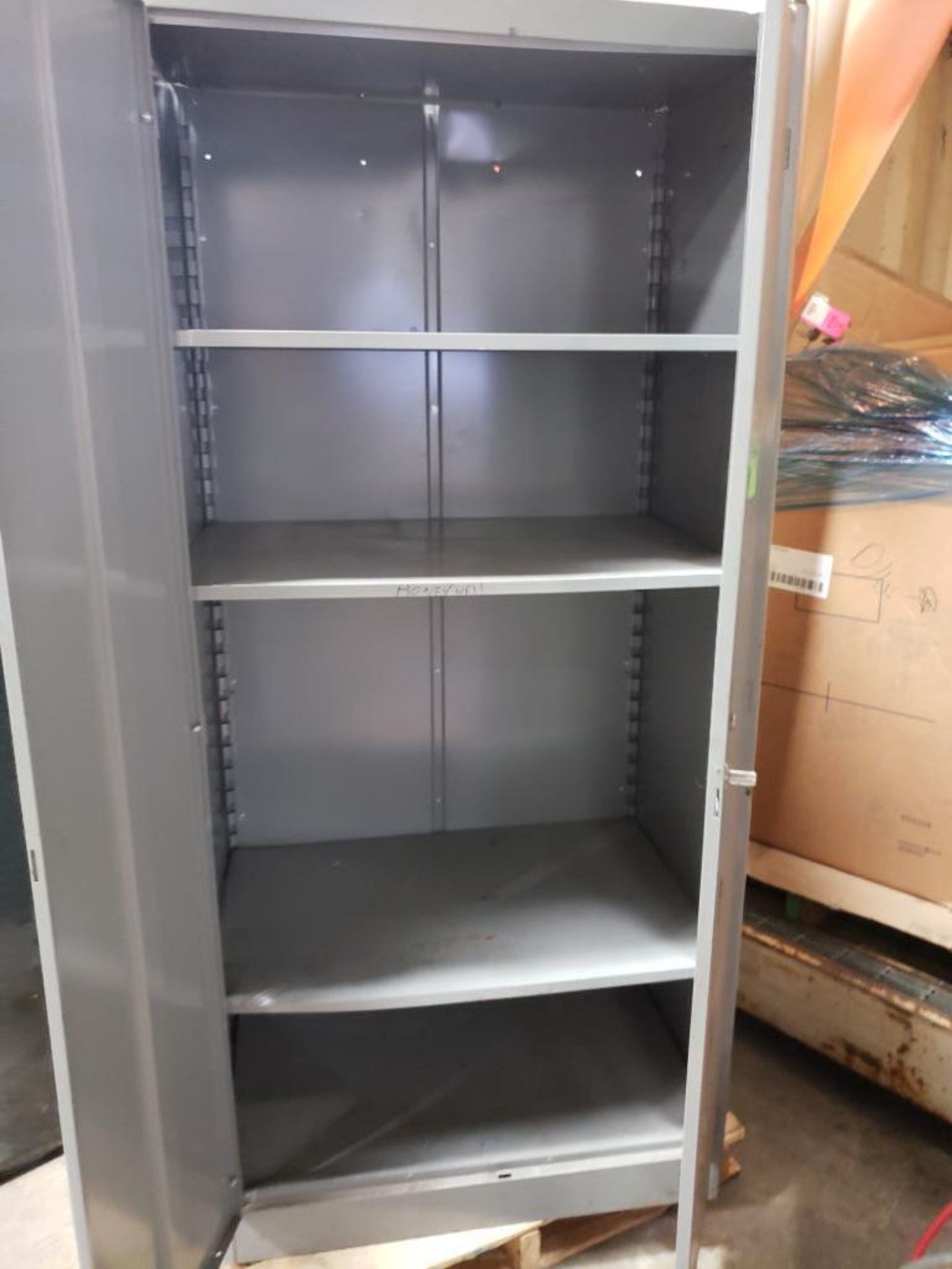 36x24x78 WxDxH metal, shop storage cabinet. - Image 4 of 4