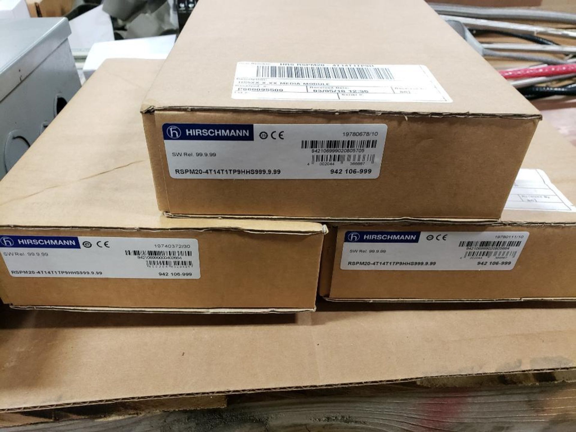 Pallet of assorted electrical sensors, transformers, controller. - Image 27 of 28