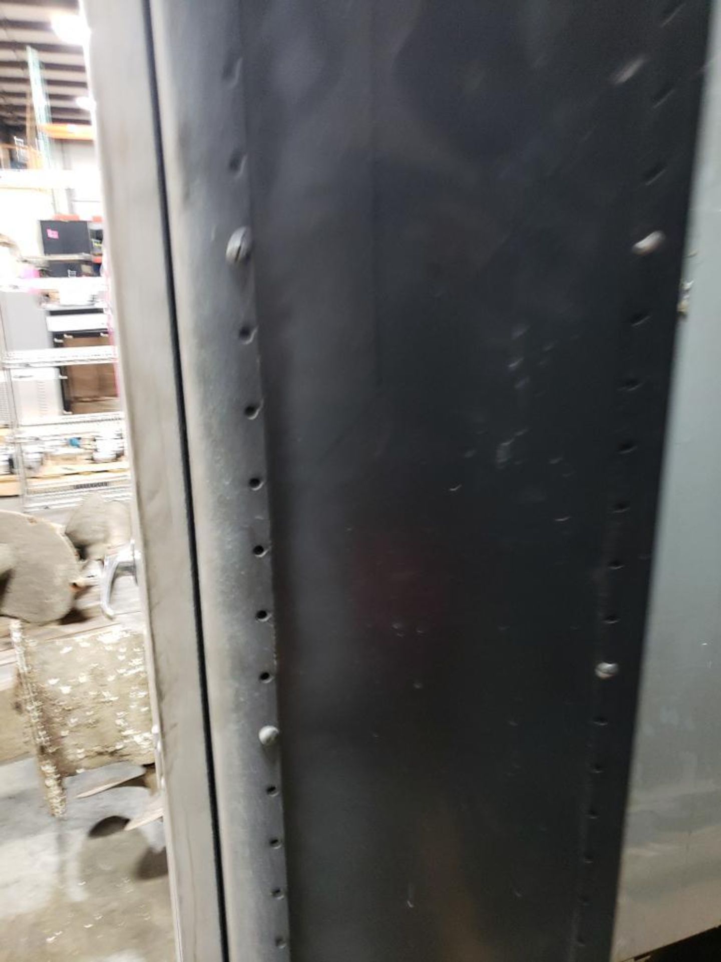 36x17x88 WxDxH metal, shop storage cabinet. - Image 2 of 3