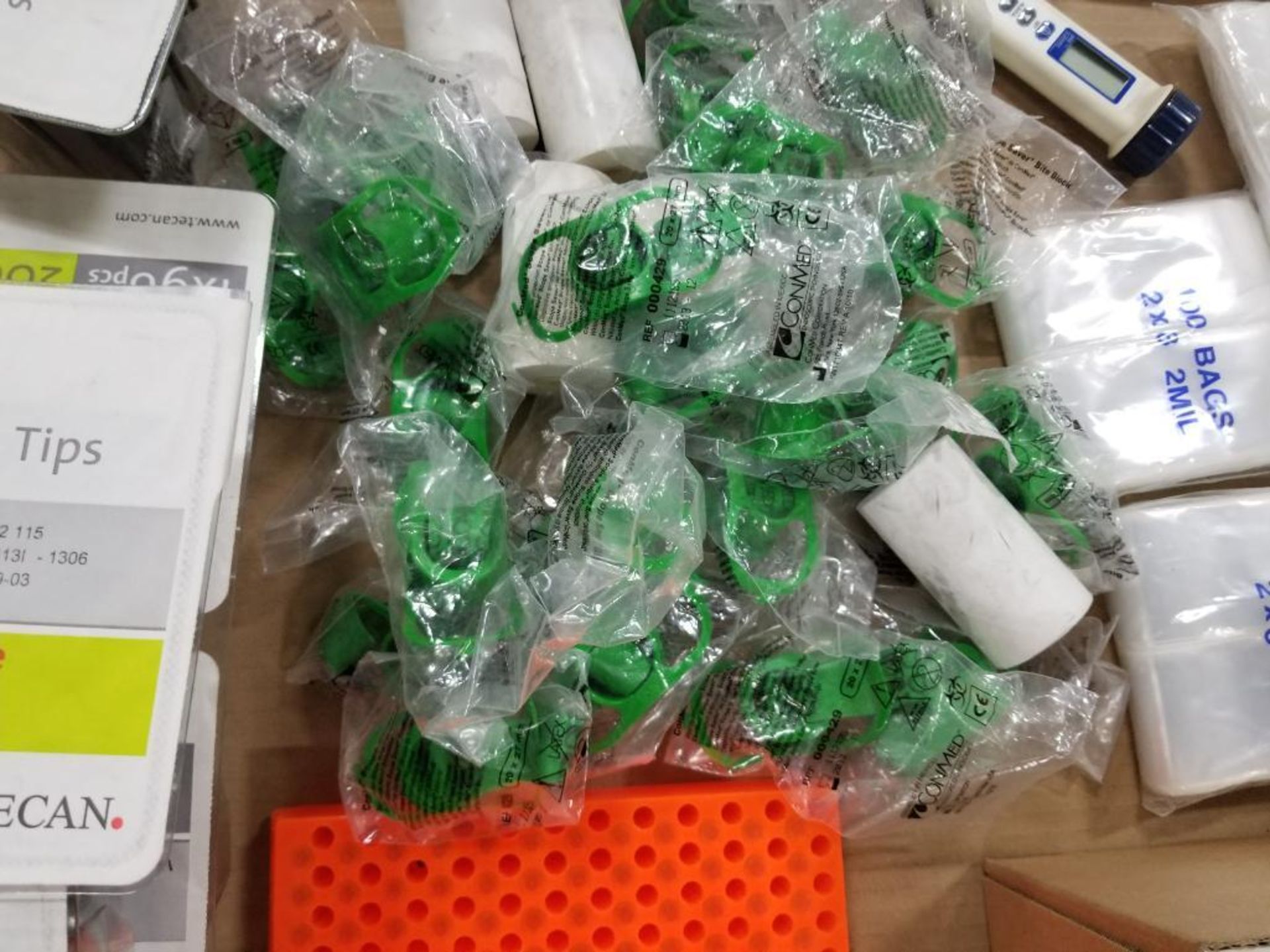 Pallet of assorted lab test equipment consumables. - Image 11 of 38