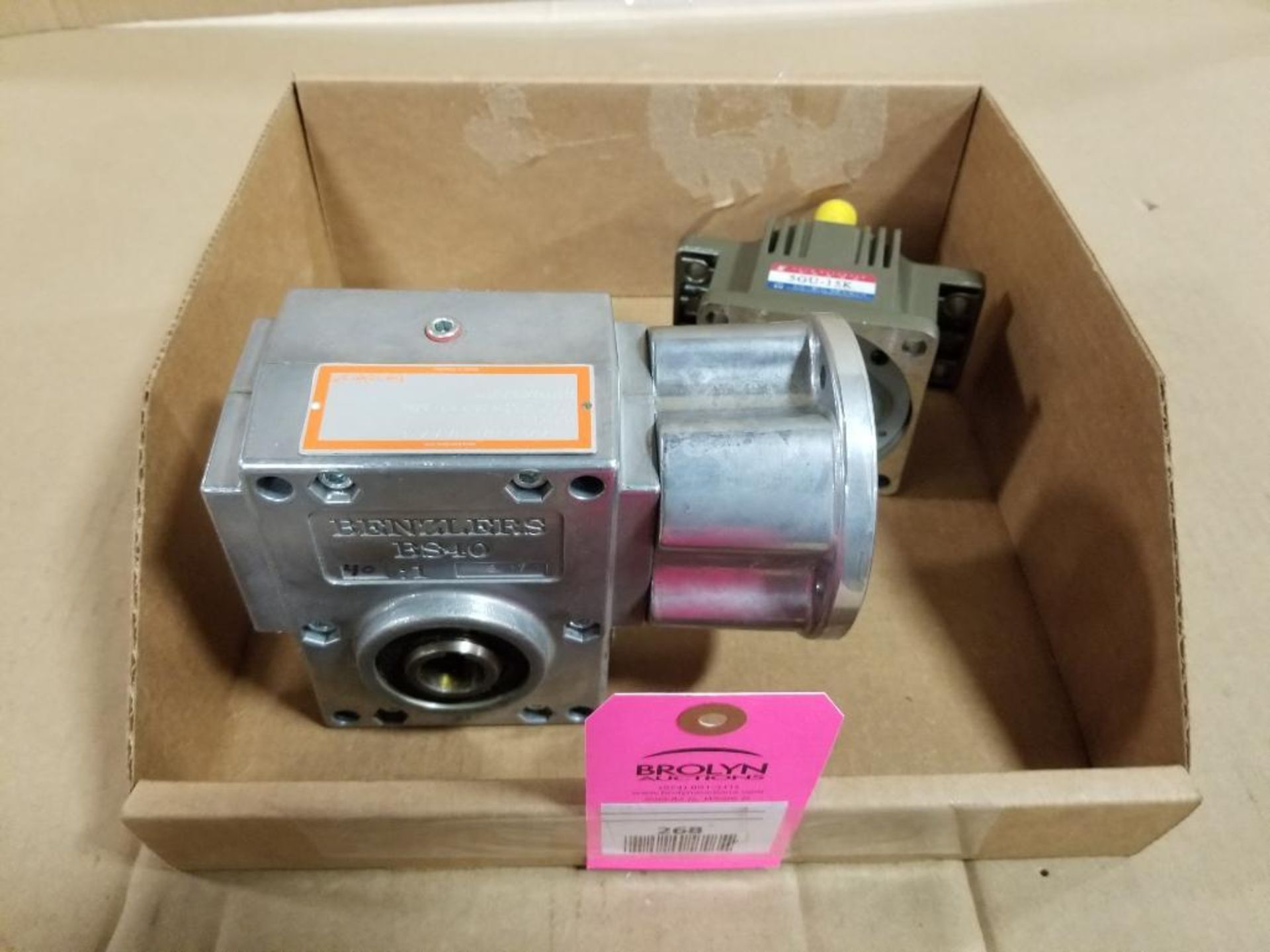 Qty 2 - Assorted gear box. Benzlers, Xiamen Dongli electrical.