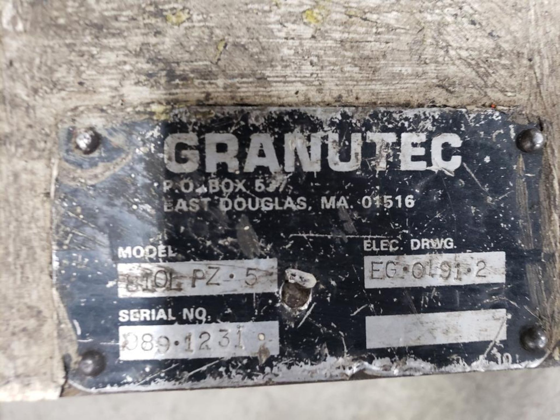 Granutec 810LPZ5 granulator. 5HP Lincoln AC motor 3PH, 230/460V. - Image 5 of 14