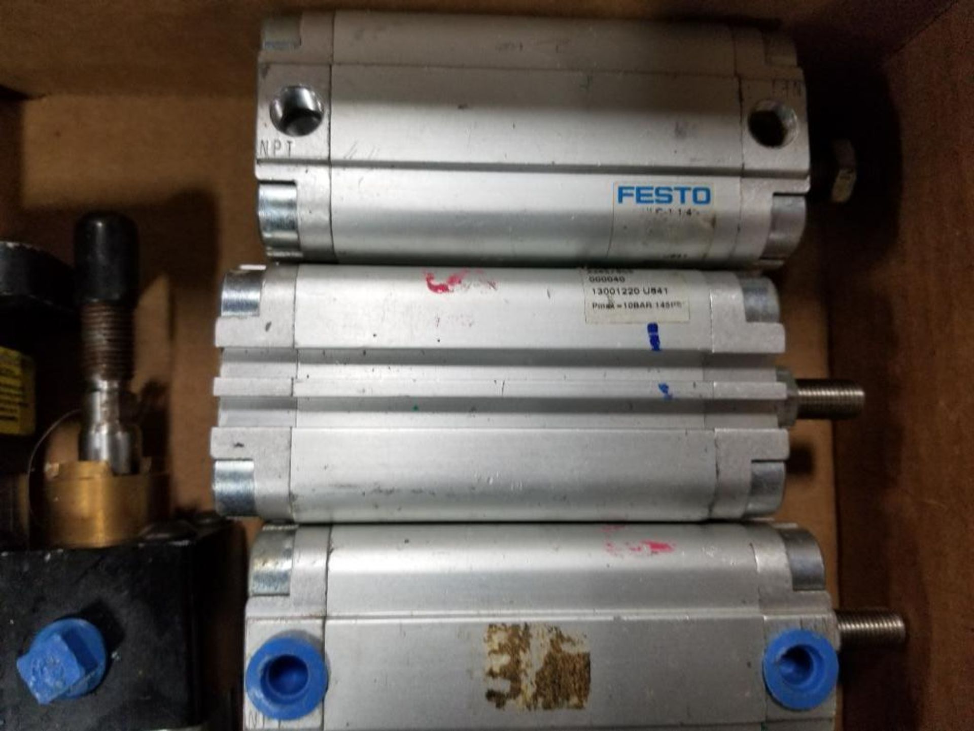 Assorted pneumatic cylinder. SMC, Parker, Festo. - Image 13 of 24