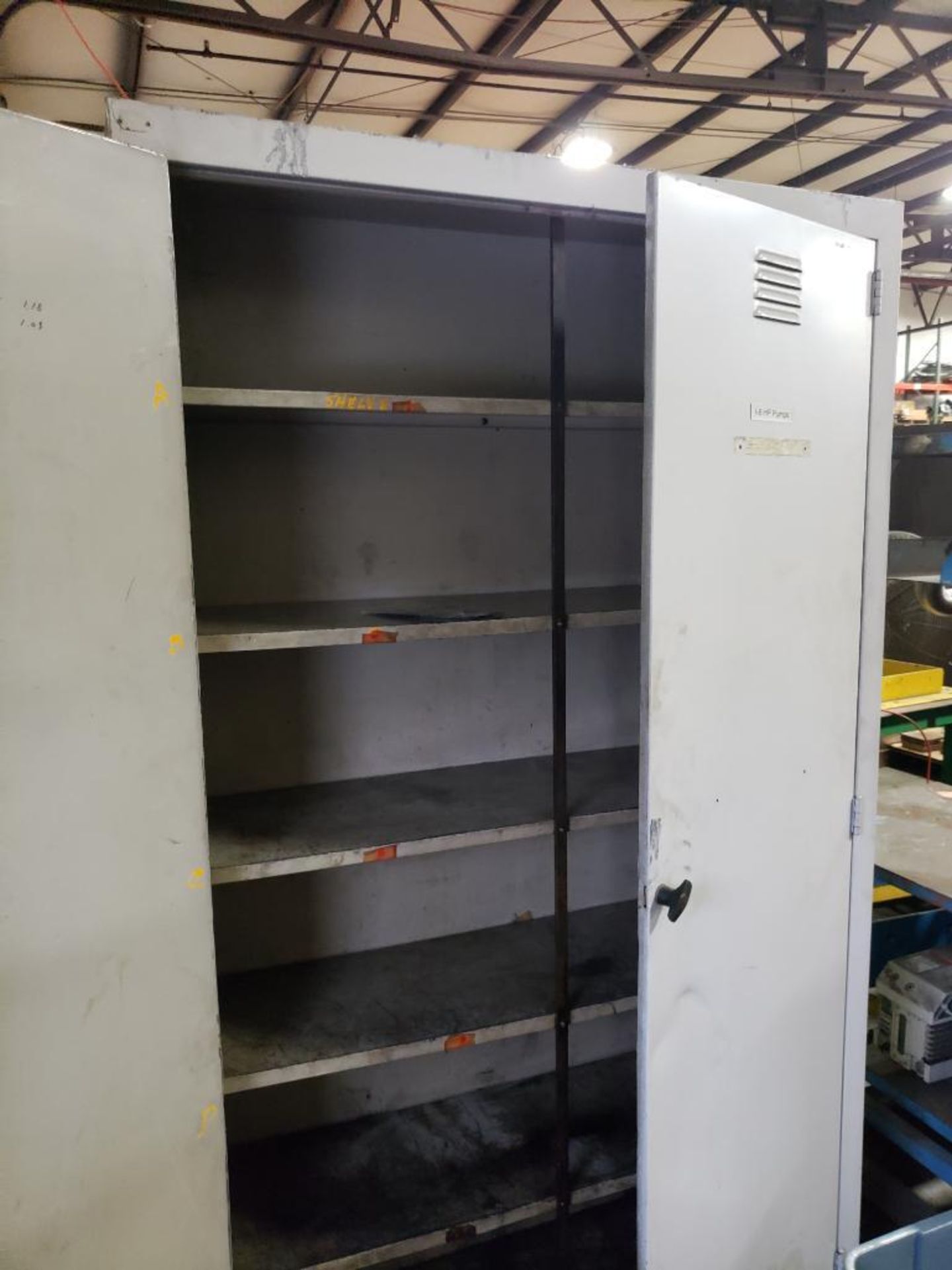 48x16x84 WxDxH metal, shop storage cabinet. - Image 2 of 3