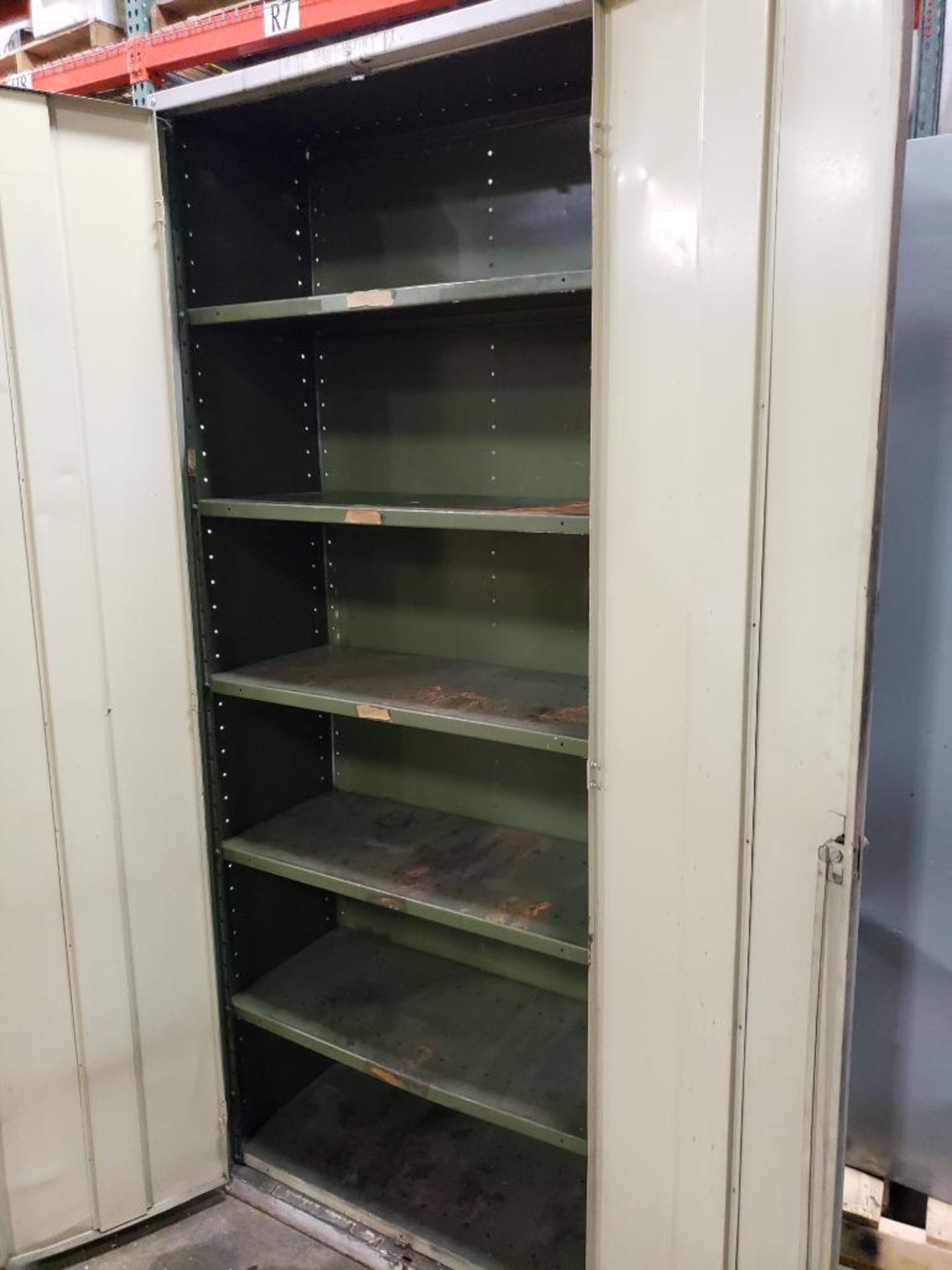 36x17x88 WxDxH metal, shop storage cabinet. - Image 3 of 3
