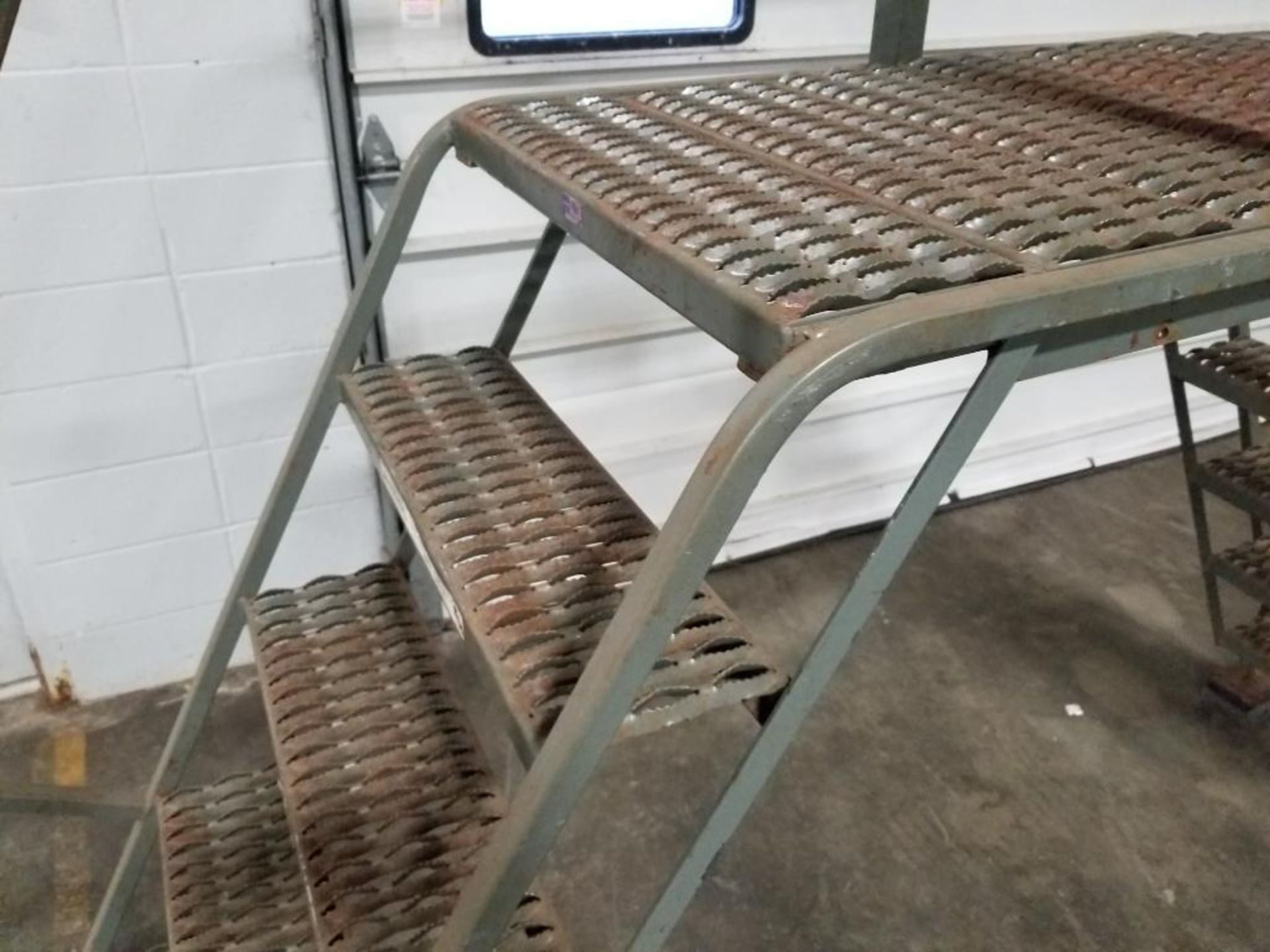 Metal ladder bridge. 107" L x 28" W, x 92" H. - Image 4 of 6