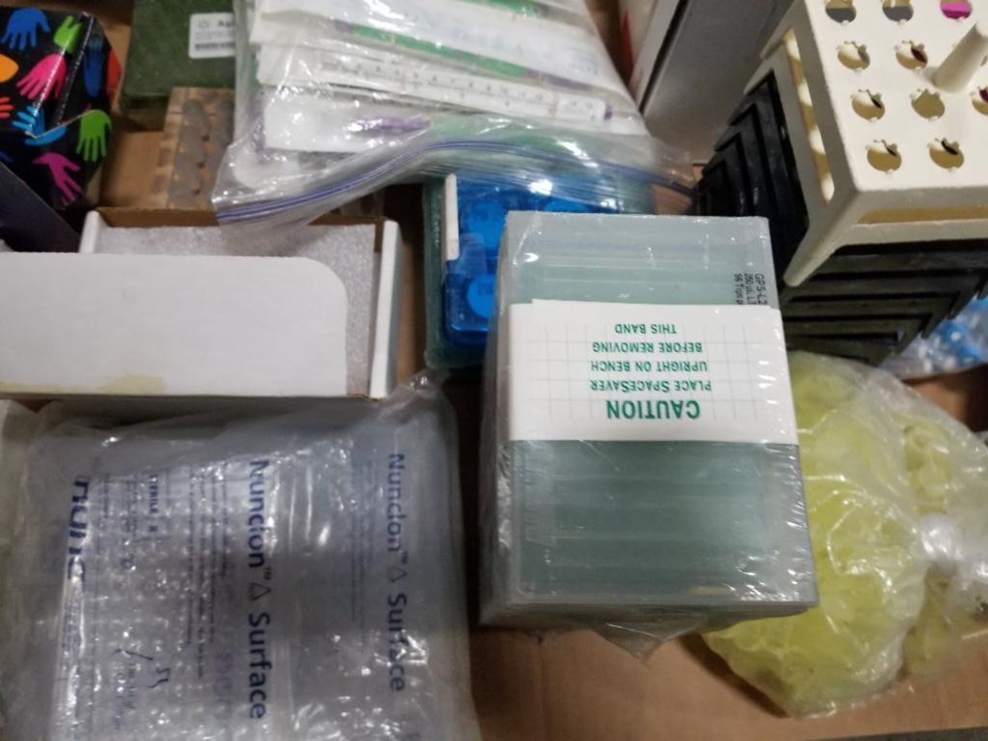 Pallet of assorted lab test equipment consumables. - Image 31 of 40