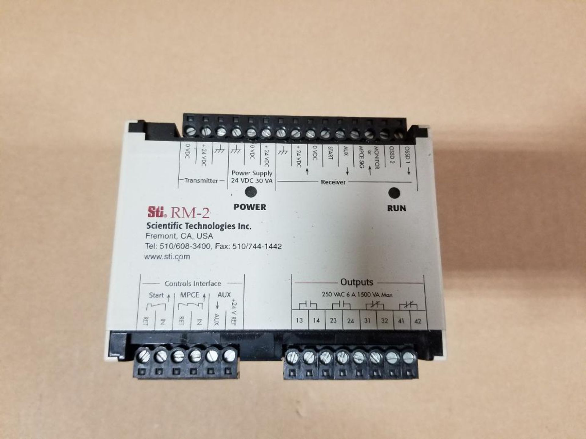 Qty 2 - STI RM-2 safety relay. 43776-0010. - Image 3 of 8