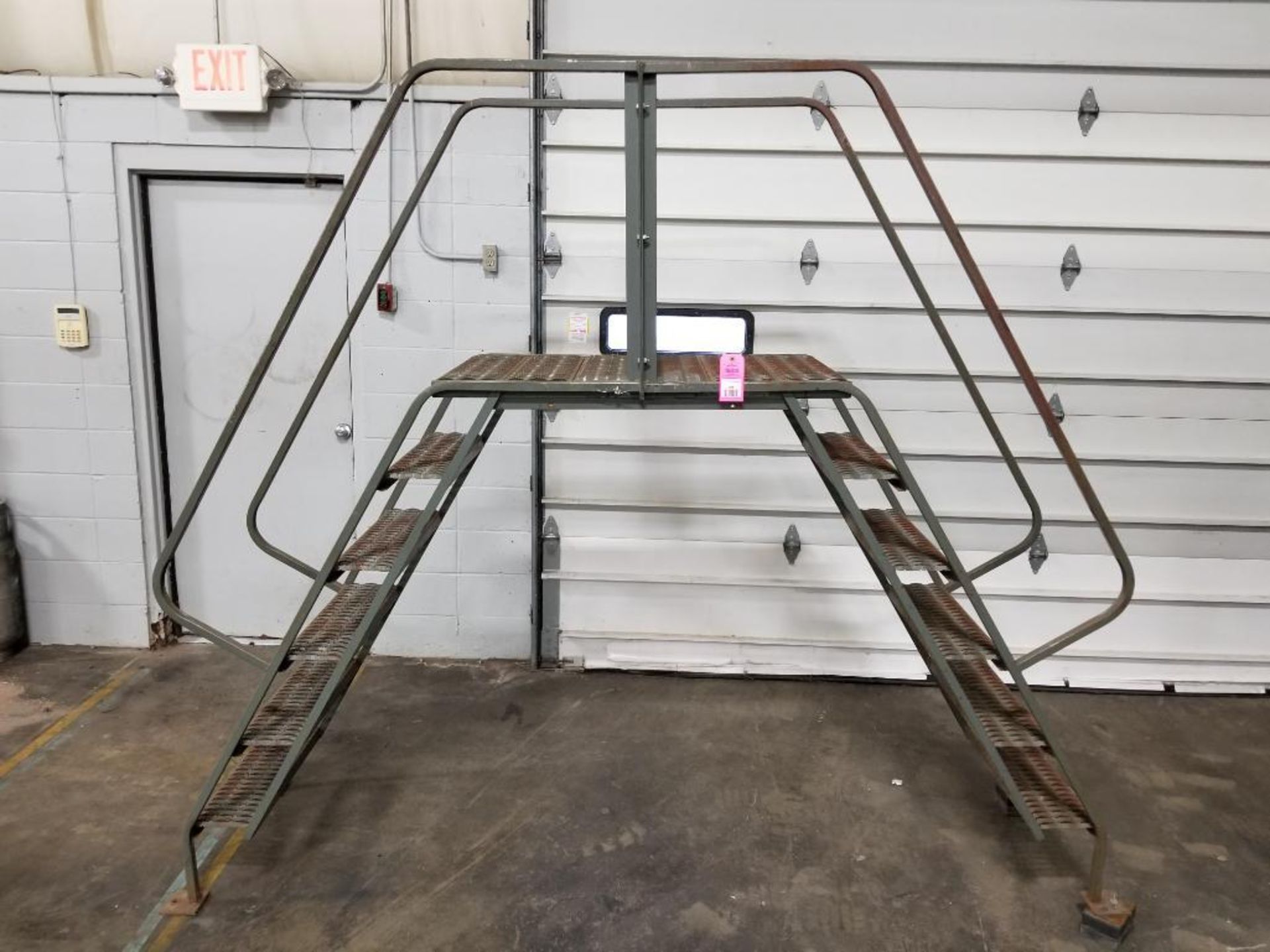 Metal ladder bridge. 107" L x 28" W, x 92" H. - Image 2 of 6