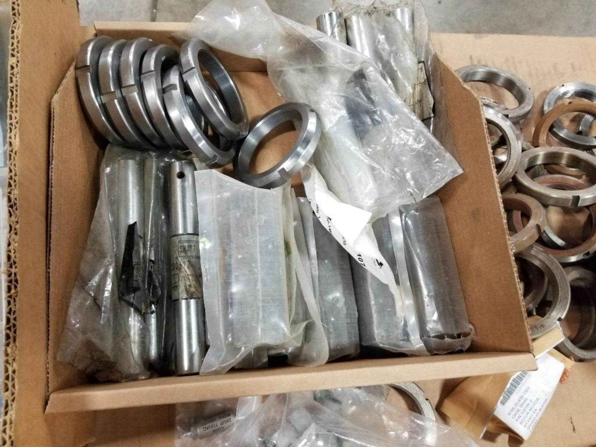 Pallet of assorted gears, rings, sleeves. - Image 18 of 30