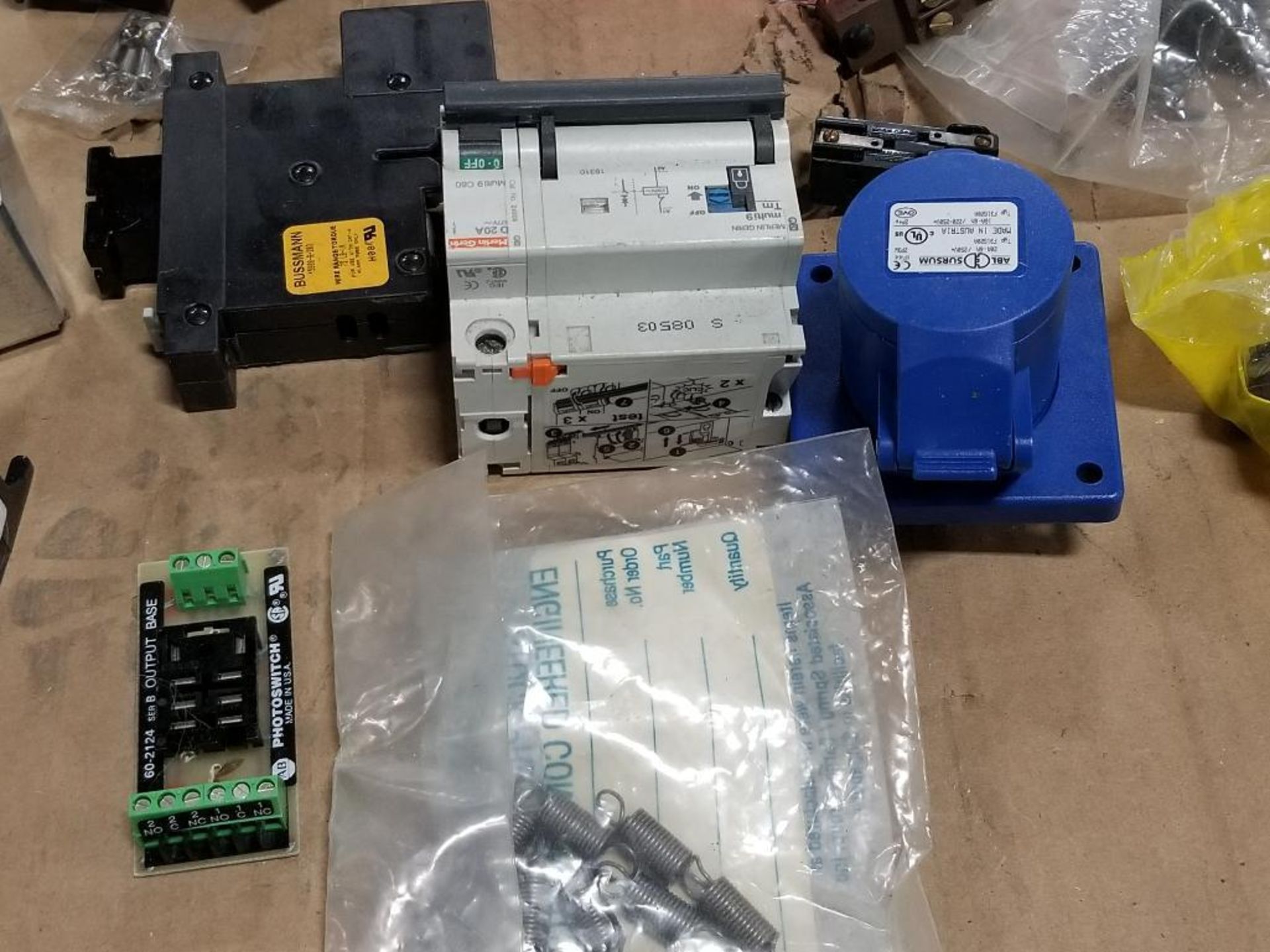 Pallet of assorted electrical light stack, relays, plugs. ect. - Image 15 of 52