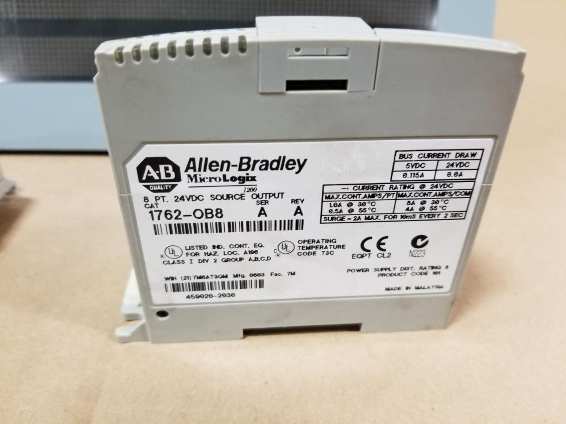 Assorted electrical digital readout, control rack modules. Allen Bradley. - Image 2 of 9