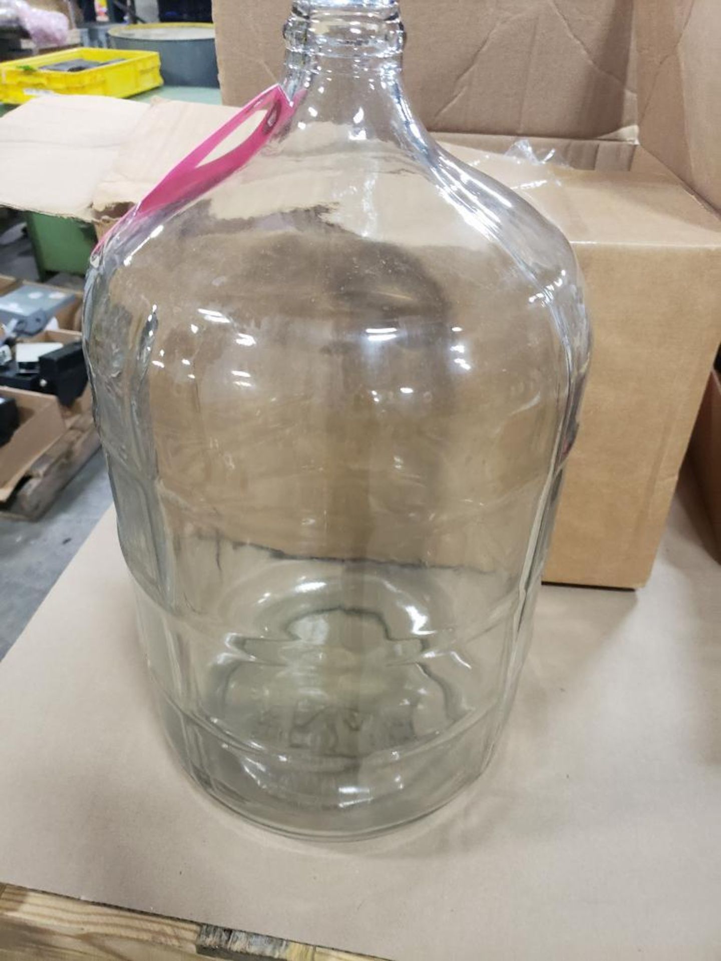 large glass test equipment jar. - Image 3 of 3