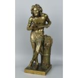 Francisque Joseph Duret (French, 1804-1865) Bronze "L'Impovisateur"