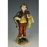 Dresden Volkstedt figurine "Man with Violin"