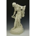 19C Royal Worcester figurine 486 "Surprised Bather"
