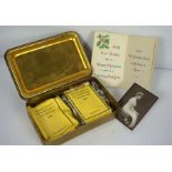 WWI interest, Princess Mary’s Christmas Fund cigarette tin, 1914, including small Christmas card