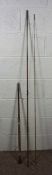 Accles Pollack, Apollo Tubular steel 'The Perth' 13.5' vintage salmon fly fishing rod (can be used