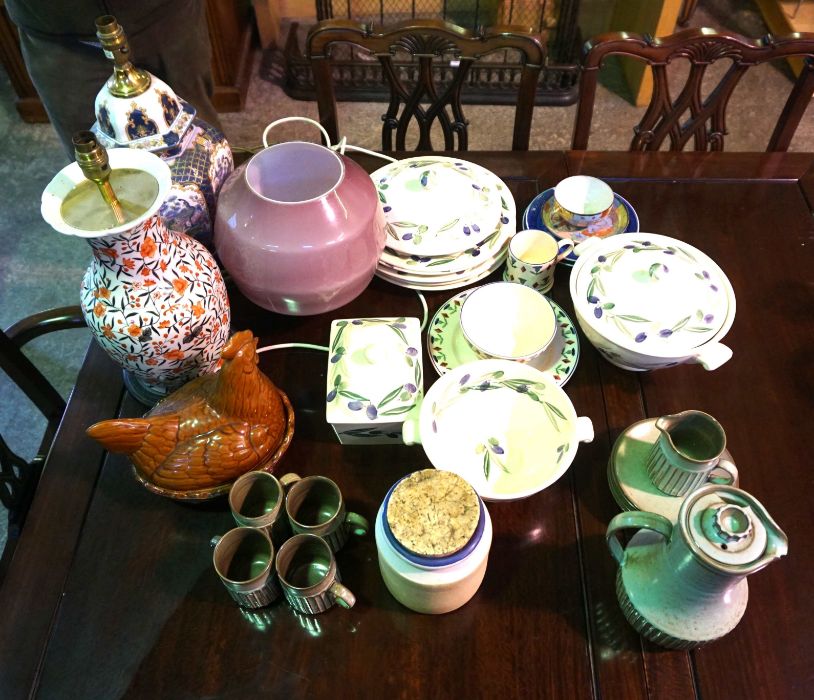 A quantity of assorted tableware by Bridgewater, together with a Poole pottery coffee service, two - Image 2 of 7