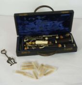 A Penzel-Mueller ‘Empire’ model Clarinet, New York, USA, cased, model stamped H-778-B, with assorted