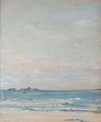 British School, 20th century, The Dutchman's Cap, Tiree, oil on canvas, unsigned, 36cm x 30cm, (