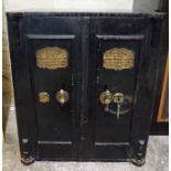 A Victorian Cyrus Price & Co. ‘Fire-proof’ Safe, late 19th century, with two hinged safe doors (with