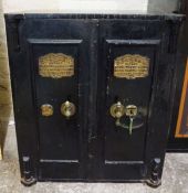 A Victorian Cyrus Price & Co. ‘Fire-proof’ Safe, late 19th century, with two hinged safe doors (with