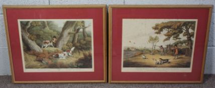 Thirteen assorted prints, including Pheasant and Partridge shooting, after French originals, and