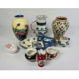 Assorted ceramics, including decorative vases, tea wares and a pottery jug (a lot)