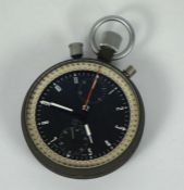 An Omega Olympic Rattrapante round mechanical Chronograph, circa 1960-69, with tracking pointer,