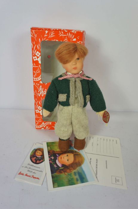 Lot of three Käthe Kruse dolls in boxed condition selling with one unboxed Helen Kish doll. These - Image 2 of 3