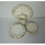 Two boxes of assorted ceramics including tea wares, a Staffordshire comport and other related