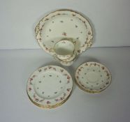 Two boxes of assorted ceramics including tea wares, a Staffordshire comport and other related