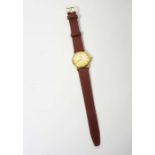 A vintage ladies Longines 9 carat gold cased wristwatch, serial number 18596951, stamped 375,