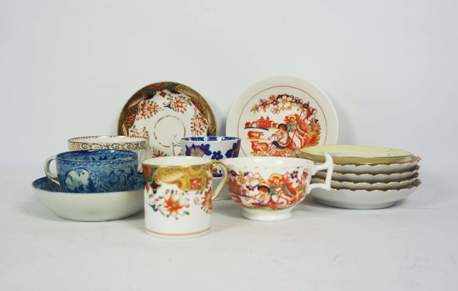 A group of assorted ceramics, including a Dresden part coffee service, with four cups and saucers, - Image 2 of 11