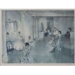 A Russell Flint limited edition coloured print, Spanish Ladies in an interior, published 1963,