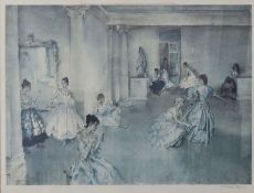 A Russell Flint limited edition coloured print, Spanish Ladies in an interior, published 1963,