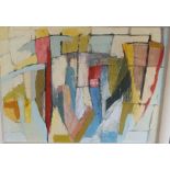 Phaythe Cook, four contemporary paintings, abstract, various sizes, largest 77 x 100cm (4)