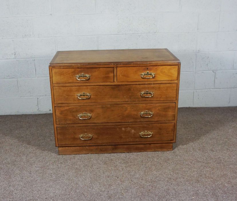 Marble topped table  with 2 drawers 76 cm high, 120 cm wide, 60 cm deep and a chest of drawers - Image 7 of 9