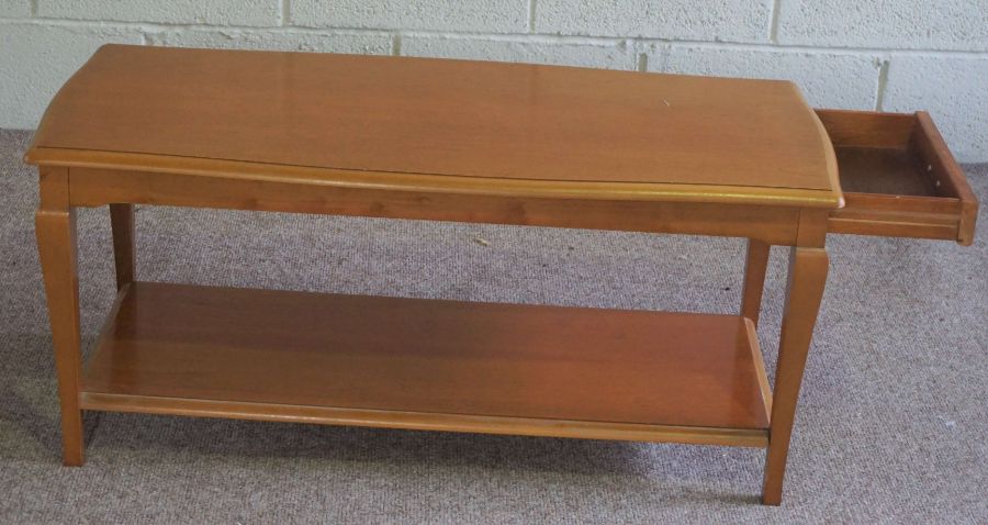 A modern television cabinet stand, with a two tier coffee table and a 1940's side cabinet (3) - Image 12 of 13