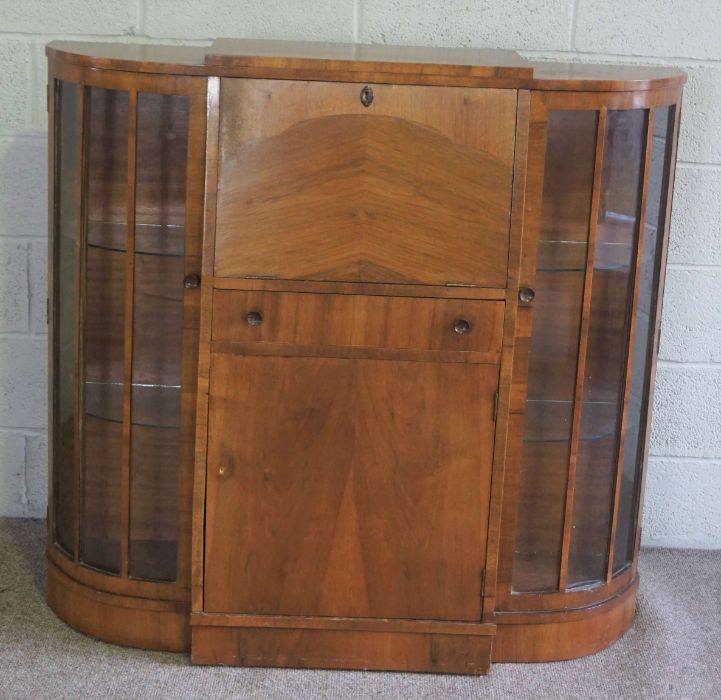 A modern television cabinet stand, with a two tier coffee table and a 1940's side cabinet (3) - Image 2 of 13