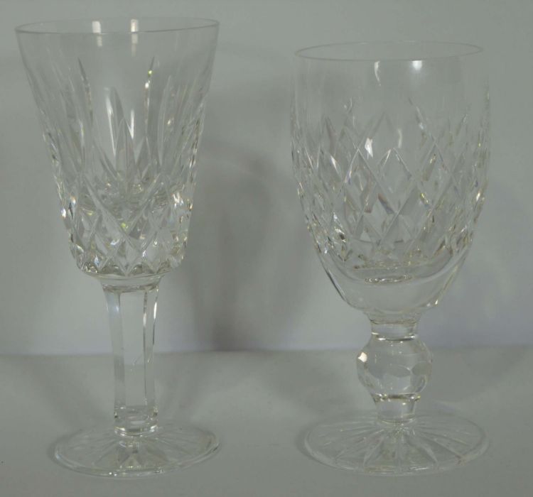 A large collection of table glasses, including wine goblets, tumblers, brandy glasses (a lot) - Image 3 of 5