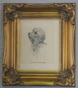 John Murray Thomson, Scottish (1885-1974),  Head of a Cocker Spaniel,  oil on canvas, signed LL: J