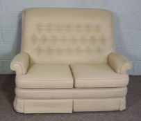 Parker Knoll Sofa, modern, in beige, with fire label